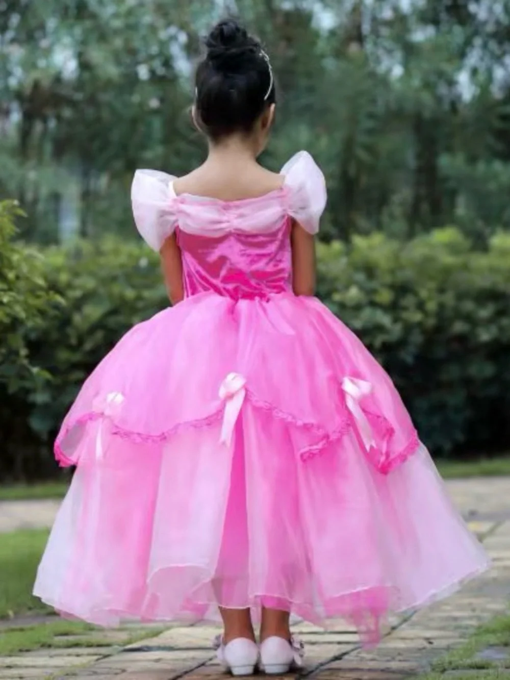 Pink Princess Ball Gown Costume for Kids